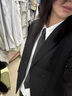 伯德小姐西裝外套女士夏季職場高級感面試正裝小個(gè)子職業(yè)西服套裝 TZ03 黑色西裝 【春秋款】 2XL -適合123-130斤可穿 曬單實(shí)拍圖