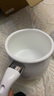 霜山SHIMOYAMA琺瑯鍋單柄搪瓷奶鍋家用無(wú)涂層多功能小鍋一人食煮泡面鍋湯鍋 【1.9L】白色搪瓷鍋-直徑 15cm 曬單實(shí)拍圖