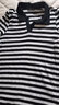 百圖betu女裝夏季新款連衣裙法式減齡短袖條紋連衣裙女2303T96 黑白條 S 曬單實(shí)拍圖