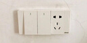 西蒙（SIMON） 118型開(kāi)關(guān)插座面板一位多功能組合裝墻壁電源暗裝52S系列雅白色 一開(kāi)單控模塊（1位） 曬單實(shí)拍圖