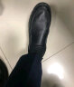 奥康（Aokang）皮鞋男商务休闲鞋套脚舒适日常简约驾车休闲皮鞋黑色39码 实拍图