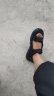 牧特凡缇 凉鞋男夏季新款凉鞋外穿休闲防滑沙滩开车青少年运动越南拖鞋 黑白 41 实拍图