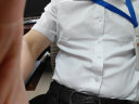 佐马仕 短袖衬衫男士衬衣商务休闲大码职业装工装夏季免烫修身工作服 GD01纯白色短袖 41/2XL（140-150斤） 实拍图