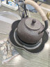 瓷牌茗茶具（cipaiming teaset） 鐵壺生鐵泡茶壺手工無(wú)涂層茶壺家用泡茶燒水壺 曬單實(shí)拍圖