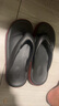 布藝庭季休人字拖男2023新款秋季外穿潮流泰國夾腳拖鞋男士休閑防滑 黑色 42 43標準運動(dòng)碼 曬單實(shí)拍圖