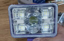 汽車(chē)led射燈大貨車(chē)激光炮12v24v越野車(chē)摩托車(chē)電動(dòng)燈大燈改裝防水 升級超亮3寸方激光炮大視野黃白光 曬單實(shí)拍圖