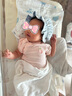 小三月嬰兒夏裝短袖薄款新生寶莫代爾半袖高彈透氣0-3-6-9-12月無(wú)骨夏季 F1-1黃色和粉色 52cm建議新生兒 曬單實(shí)拍圖