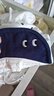 babylove嬰兒帽子春秋鴨舌帽寶寶軟檐帽可愛(ài)純棉遮陽(yáng)帽翻折棒球帽 臧青色 46cm（建議6-12個(gè)月) 曬單實(shí)拍圖