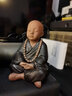 久造精品紫砂禪意小和尚擺件創(chuàng  )意六度小沙彌家居客廳茶桌裝飾工藝品擺設 黑陶六度小和尚一套/ZSH 曬單實(shí)拍圖