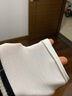 ubras小奶皮修身打底衣女肌底衣打底衫秋衣內搭長(cháng)袖 圓領(lǐng)-純白色 M 曬單實(shí)拍圖
