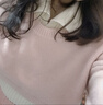 SELILECO冬天衣服套裝女胖子穿搭一整套大碼女裝高端胖妹妹秋冬季2024新款 粉色毛衣杏色背心粉裙褲 三件套 L 建議100-120斤 曬單實(shí)拍圖