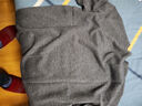 雅戈爾（YOUNGOR）羊毛衫男全綿羊毛羊毛衫舒適暖和厚度適中 VYQW639998DVA灰色 XL 110c 曬單實(shí)拍圖
