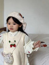 幼歌（YOUGE）嬰幼兒森系繡花娃娃裙套裝寶寶可愛(ài)舒適浪漫連衣裙毛衣 恬靜米連衣裙（66-80三角爬） 90 cm 曬單實(shí)拍圖