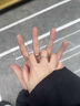 中國黃金  925銀樛木情侶戒指男女一對戒首飾品生日七夕節禮物送女友 【浪漫玫瑰禮盒】 *八倉發(fā)貨*當/次日達 曬單實(shí)拍圖
