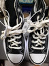 匡威（Converse）女鞋2025新款夏季復(fù)古潮流厚底增高學(xué)生高幫休閑鞋板鞋帆布鞋 166800C黑色 35.5 曬單實(shí)拍圖