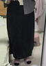 三彩大碼女裝2024冬季新款高腰針織半身裙直筒裙醋酸綿羊毛胖MM 深邃灰 2XL 175/84B 曬單實拍圖