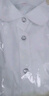九虞氏兒童襯衫女童純棉白襯衫休閑白色長(cháng)袖襯衣學(xué)生純色上衣 純色款 150（適合141-150cm身高） 曬單實(shí)拍圖