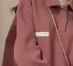 妃麗慕尚慵懶風(fēng)衛(wèi)衣女裝秋冬季oversize小眾高街韓版休閑中長款上衣外套 8197磚紅色 XL 曬單實(shí)拍圖