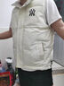 羽絨棉馬甲男秋冬款港風(fēng)潮牌潮流加厚保暖男士休閑情侶裝輕薄外套 白色 XL 曬單實(shí)拍圖