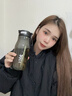 卡馳慕寧2025新款磁吸茶水分離杯子運動水壺大容量水杯男耐高溫磁彈泡茶杯 黑[磁吸泡茶升級tritan]加厚款900ml 曬單實拍圖