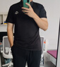 回力polo衫男夏季短袖男速干t恤男夏季透氣翻領(lǐng)衣服休閑男裝黑色XL 曬單實拍圖