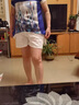 浪莎棉麻闊腿短褲女生夏季寬松文藝休閑褲薄款熱褲裙顯瘦 棉白【短褲】 L 85-100斤 曬單實(shí)拍圖