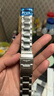 迪芙耀（DIFUYAO）適用浪琴康卡斯表帶鋼帶運動潛水系列L3.742 781男士精鋼表鏈 銀色【康卡斯專用】 21mm 曬單實拍圖
