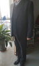 拉博夫抗皺免打理西裝套裝男 商務(wù)休閑男士職業(yè)正裝 中青年通勤辦公西服 沉穩(wěn)深灰【細(xì)羊毛】 52/185/100A上衣+褲子 曬單實拍圖
