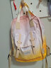 NX DOUGHNUT新版甜甜圈背包女運動(dòng)戶(hù)外時(shí)尚電腦雙肩包男旅行學(xué)生情侶大書(shū)包 黃色漸變（NX040） 曬單實(shí)拍圖