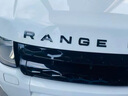 路虎車標字母RANGEROVER極光星脈攬勝運動版機頭蓋改裝英文尾標 路虎前標【亮黑色】1套 曬單實拍圖
