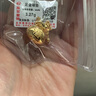 菜百首飾 黃金吊墜 足金福袋吊墜項墜 鈴鐺福字黃金配飾 計價(jià) HJ 黃金吊墜/項墜（不含鏈） 約3.23g 曬單實(shí)拍圖