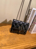 viney包包女包斜挎包輕奢鏈條包迷你小方包生日禮物送女友老婆 【黑色小號】實(shí)用高檔高端 曬單實(shí)拍圖