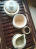 豹霖 陶瓷茶具公道杯帶過(guò)濾網(wǎng)茶漏功夫茶具套裝不銹鋼茶漏分茶器紫砂裝茶器公平杯 茶具配件 公道杯+茶漏-雪花龍頭節節高升 曬單實(shí)拍圖