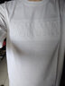 妙奕嘉短袖t恤男重磅純棉新款潮流美式寬松半袖白色上衣服體恤男裝夏季 立體壓花字母短袖【白色】 L 【建議 120-135斤】 曬單實(shí)拍圖