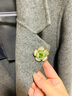 紀詩哲旗艦品牌胸針山茶花胸針高檔女奢侈飾品奢華高貴優(yōu)雅禮盒生日禮物 綠色山茶花胸針 曬單實拍圖