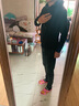 簡(jiǎn)束（JOONSVIP） 簡(jiǎn)束連帽衛衣男春秋季薄款抽繩帶帽長(cháng)袖潮T純色棉質(zhì)緊身修身男裝 黑色 /長(cháng)袖款 XL （75kg左右） 曬單實(shí)拍圖