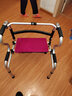 雅德 助行器老人助力行走器助步器學(xué)步車(chē)康復訓練器材輔助步行推車(chē) 升級加厚版助行器帶座 曬單實(shí)拍圖