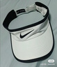 NIKE 耐克大童DRI-FIT速干遮陽(yáng)帽夏季男女太陽(yáng)帽可調(diào)節(jié)頭圍青少年帽子 白/黑/黑 F【建議頭圍56cm】 曬單實(shí)拍圖