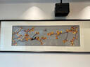 趙氏恒璽（ZONLOLV）新中式蘇繡掛畫(huà)純手工刺繡現代花鳥(niǎo)帶框可定制的書(shū)房客廳裝飾畫(huà) 鳳舞九天 45*155cm 曬單實(shí)拍圖