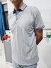 鑫俊達業(yè)企業(yè)員工工衣定制t恤夏polo定做工作服短袖男廠服廣告衫印字LOGO HJ-1878#灰色【長絨棉】 XL 曬單實拍圖