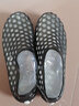 洞洞涼鞋男士2020夏季新款透氣ins潮流開(kāi)車(chē)軟底運動(dòng)涉水沙灘男鞋 黑白 41 曬單實(shí)拍圖