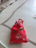 古香蔓端午节香包香囊空袋子绸缎荷包福包福袋锦囊束口袋中药袋子(2个) 红15*9cm空袋2个装 实拍图