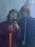 牧獸joker杰昆菲尼克斯服裝電影小丑衣服COS萬圣節(jié)cosplay表演男西裝 男款【制服呢】 XL 曬單實拍圖