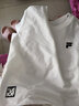 FILA FUSION斐樂(lè )女子針織T恤夏季休閑緊身短袖 標準白-WT S 曬單實(shí)拍圖