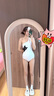 范德安（BALNEAIRE）女士高端時尚喵星人連體防曬海邊泳衣純欲性感顯瘦 萌喵白 L 曬單實拍圖