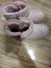 百麗童鞋冬季獨(dú)家款兒童雪地靴女童加絨保暖棉鞋寶寶靴子 粉色37碼 曬單實(shí)拍圖