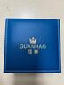 冠豪（GUANHAO）冠豪手表男時(shí)尚手表飛行員三眼六針男士手表大表盤(pán)男士節日禮物 GH206-白邊白面鋼帶 曬單實(shí)拍圖