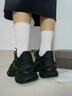 卡米高內(nèi)增高氣墊老爹鞋女2025年新款秋冬新款厚底小個(gè)子女鞋休閑運(yùn)動(dòng)鞋 黑色內(nèi)增高8CM 37 (235mm) 曬單實(shí)拍圖