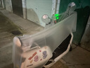詩(shī)酌雨衣電動(dòng)車(chē)電瓶摩托車(chē)雨衣單雙人透明帽檐加大加厚男女雨披防暴雨 冰川白雙人款有鏡 5XL超大遮腳 曬單實(shí)拍圖