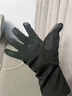 Tuban冬季保暖手套男女戶外冬天騎行防寒風加絨加厚觸屏防水冬季手套 黑色【手腕加長 加絨保暖】 可單獨佩戴/搭配滑雪手套使用 曬單實拍圖